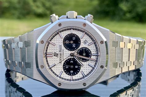 audemars piguet royal oak chronograph panda dial 26331st price|royal oak chronograph 26331st.